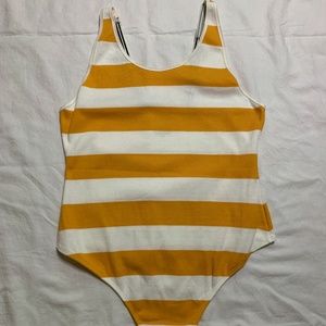 BP x Claudia Sulewski Striped Ribbed Bodysuit